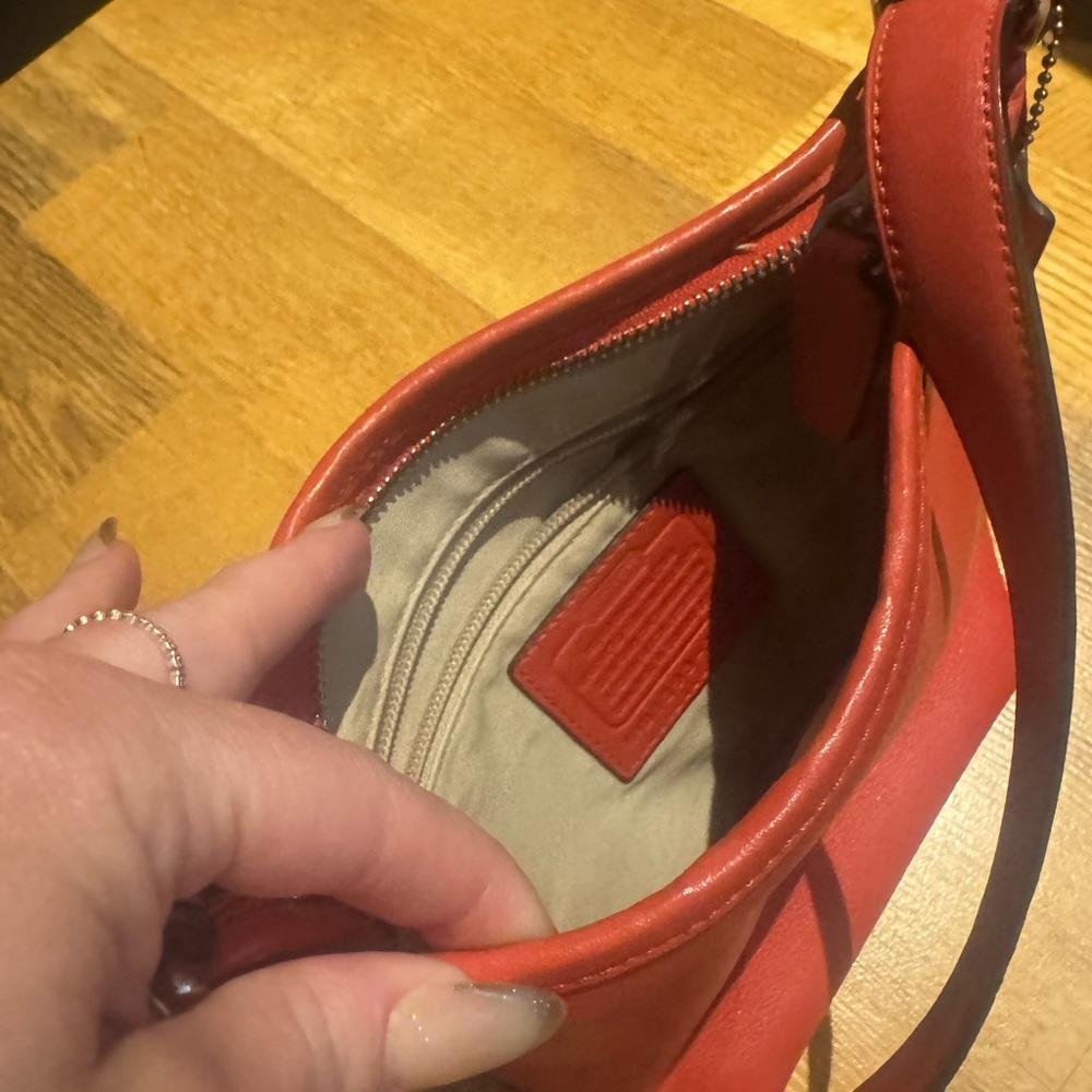 Coach Vibrant Red Crossbody Bag - Picture 3 of 4